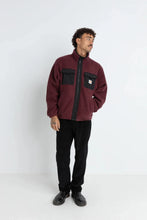 Load image into Gallery viewer, Rhythm Sherpa Zip Thru Fleece - Oxblood