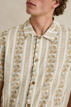 Load image into Gallery viewer, Rhythm Paisley Stripe S/S Shirt - Natural