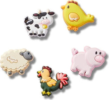 Load image into Gallery viewer, Crocs Farm Friend Animals Jibbitz Charms 5 Pack
