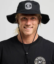 Load image into Gallery viewer, The Mad Hueys Sailor Anchor Wide Brim Hat - Black