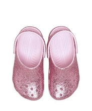 Load image into Gallery viewer, Crocs Classic Chunky Glitter Toddler Clog - Pink Milk
