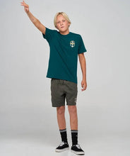 Load image into Gallery viewer, The Mad Hueys Croc Captain Youth SS Tee - Atlantic