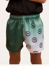 Load image into Gallery viewer, Ringers Western Signature Bull Kids Footy Short - Pine Green