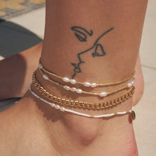 Load image into Gallery viewer, Arms Of Eve Poppy Gold Anklet