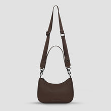 Load image into Gallery viewer, Status Anxiety Look Both Ways Handbag - Cocoa/Brushed Gold