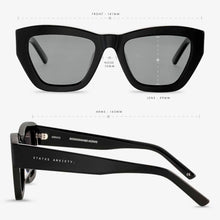 Load image into Gallery viewer, Status Anxiety Mirage Sunglasses - Black