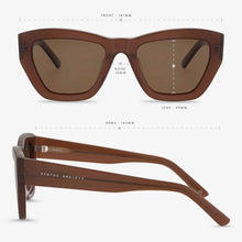 Load image into Gallery viewer, Status Anxiety Mirage Sunglasses - Brown