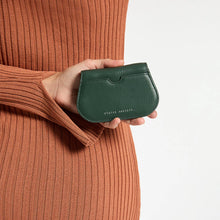 Load image into Gallery viewer, Status Anxiety Eyes Wide Teal Leather Wallet