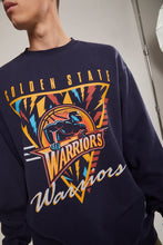 Load image into Gallery viewer, Mitchell & Ness Tri Logo Crew Warriors - Warriors Blue