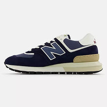 Load image into Gallery viewer, New Balance 574 Legacy Shoe - Navy w/ Angora