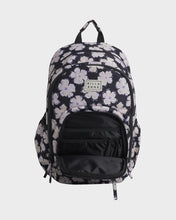 Load image into Gallery viewer, Billabong Womens What A Babe Roadie Backpack - Black Pebble