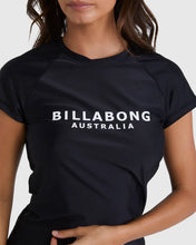 Load image into Gallery viewer, Billabong Society Short Sleeve Sunshirt - Black