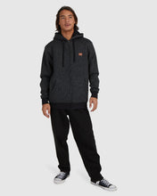 Load image into Gallery viewer, Billabong Revolt Zip Thru Hoodie - Black Heather
