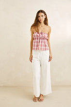 Load image into Gallery viewer, Rhythm Annabelle Lace Trim Beach Pant - White