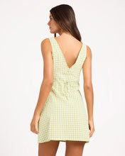 Load image into Gallery viewer, Roxy Charlie Check Mini Dress - Leaf Green