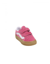 Load image into Gallery viewer, Vans Old Skool V Toddler Shoe - Gum/Pink