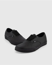Load image into Gallery viewer, Vans Authentic Leather Shoe - Black/Black