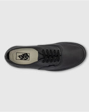 Load image into Gallery viewer, Vans Authentic Leather Shoe - Black/Black