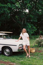 Load image into Gallery viewer, Rhythm Ladies Tide Short Overall - Ecru