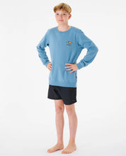 Load image into Gallery viewer, Rip Curl Tube Heads Crew - Dusty Blue