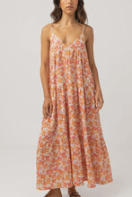 Load image into Gallery viewer, Rhythm Rosa Floral Tiered Midi Dress