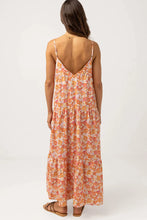 Load image into Gallery viewer, Rhythm Rosa Floral Tiered Midi Dress