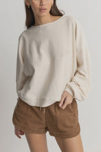 Load image into Gallery viewer, Rhythm Reverse Terry Slouch Fleece - Natural