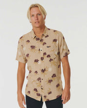Load image into Gallery viewer, Rip Curl Sun Razed Floral S/S Shirt - Taupe