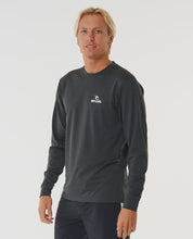 Load image into Gallery viewer, Rip Curl Stack UV Long Sleeve Rash Vest - Black Marle