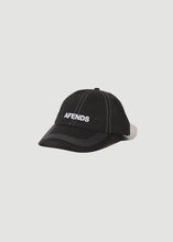 Load image into Gallery viewer, Afends Vinyl 6 Panel Cap - Black