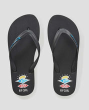 Load image into Gallery viewer, Rip Curl Icons of Surf Bloom Open Toe - Black/Blue