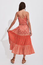 Load image into Gallery viewer, Arnhem Carmen Strappy Midi Dress - Cherry