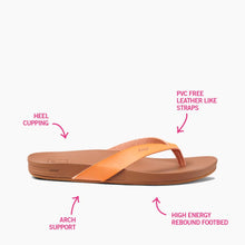 Load image into Gallery viewer, Reef Ladies Cushion Bounce Court Thongs - Natural