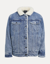Load image into Gallery viewer, Sunnyville Jet Sherpa Denim Jacket - Denim