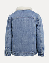 Load image into Gallery viewer, Sunnyville Jet Sherpa Denim Jacket - Denim
