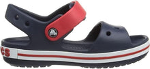 Load image into Gallery viewer, Crocs Crocband Cruiser Sandal Kids (C11-J2) - Navy/Varisty Red
