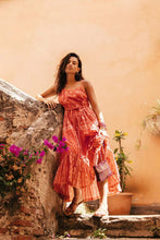 Load image into Gallery viewer, Arnhem Carmen Strappy Midi Dress - Cherry