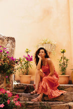 Load image into Gallery viewer, Arnhem Carmen Strappy Midi Dress - Cherry