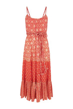 Load image into Gallery viewer, Arnhem Carmen Strappy Midi Dress - Cherry