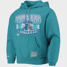 Load image into Gallery viewer, Mitchell & Ness Glow Arch Hornets Hoodie - Hornets Teal