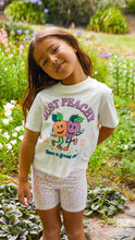 Load image into Gallery viewer, Eve Girl Just Peachy Tee (3-7) - Vintage White
