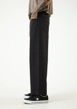 Load image into Gallery viewer, Afends Pablo Organic Denim Baggy Jeans - Washed Black