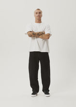 Load image into Gallery viewer, Afends Mens Ninety Two's Organic Denim Relaxed Jeans - Washed Black
