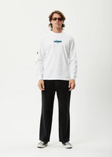 Load image into Gallery viewer, Afends Earthling Recycled Long Sleeve Tee - White