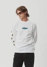 Load image into Gallery viewer, Afends Earthling Recycled Long Sleeve Tee - White