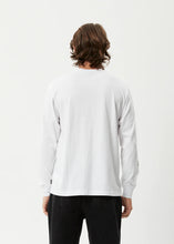 Load image into Gallery viewer, Afends Earthling Recycled Long Sleeve Tee - White