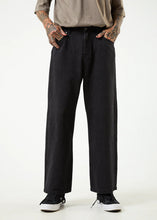 Load image into Gallery viewer, Afends Pablo Organic Denim Baggy Jeans - Washed Black