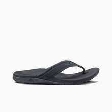 Load image into Gallery viewer, Reef Men's Ortho-Spring Thongs - Black