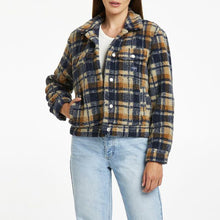 Load image into Gallery viewer, Riders By Lee Teddy Jacket - Toffee Check