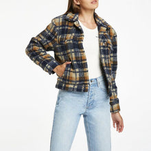 Load image into Gallery viewer, Riders By Lee Teddy Jacket - Toffee Check